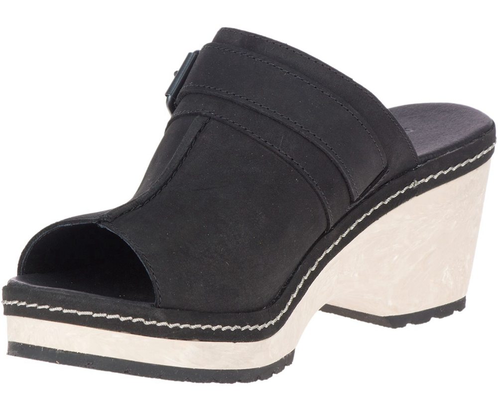 Merrell Sandaler Dame - Halendi Slide - Sort - JZQ031458